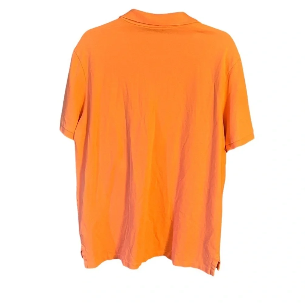 Ralph Lauren Men's Bright Orange Polo Shirt